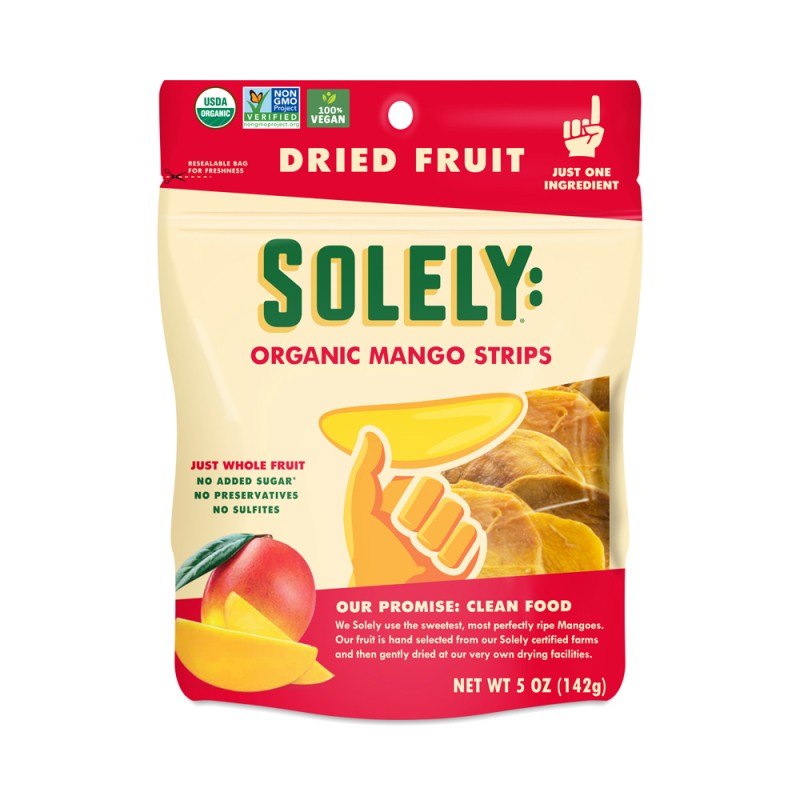 Solely Organic Mango Strips