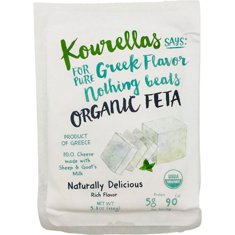 Kourellas Greek Organic Feta Cheese