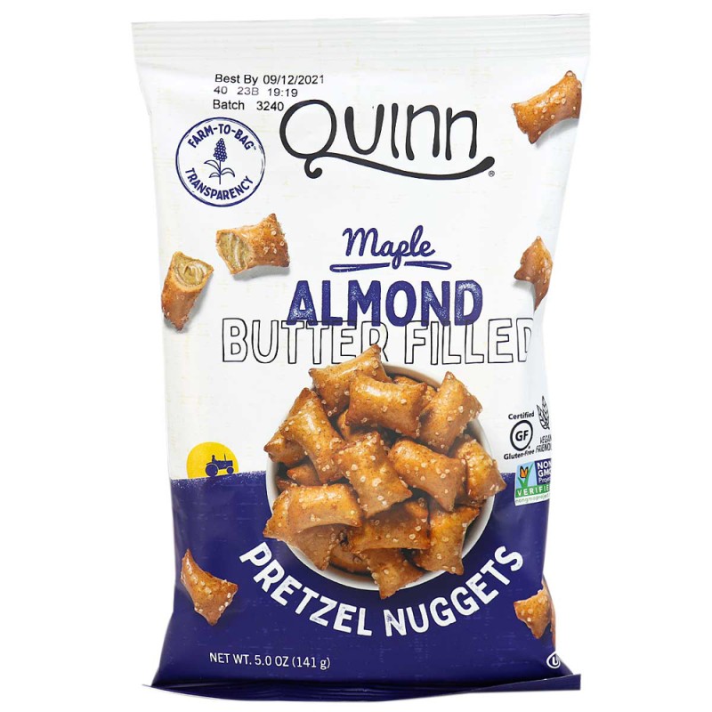 Quinn Pretzel Nuggets Maple Almond Butter