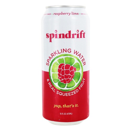 SPINDRIFT SPARKLING RASPBERRY LIME