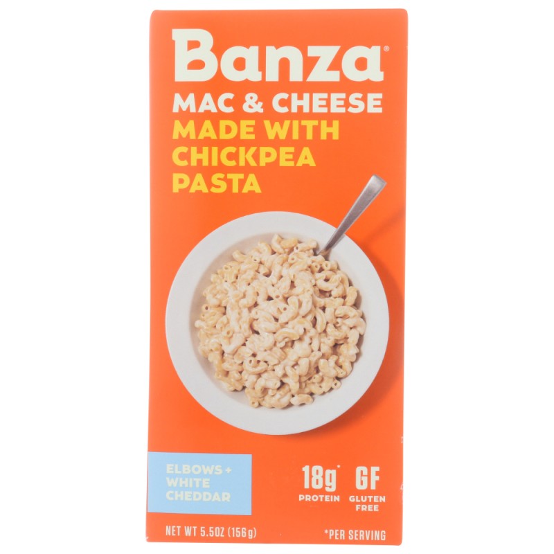 banza Elbows With White Cheddar