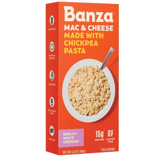 Banza Mac & Cheese Shells+White Cheddar