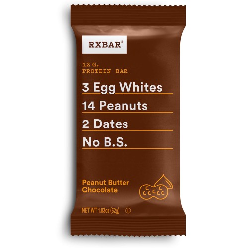 RXBAR PEANUT BUTTER CHOCOLATE