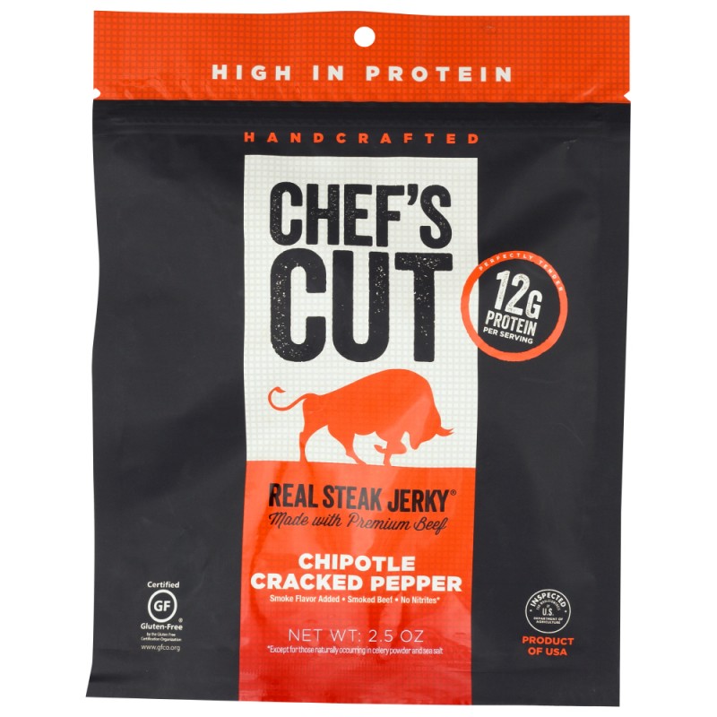 Chefs Cut Chipotle Cracked Pepper Beef Jerky