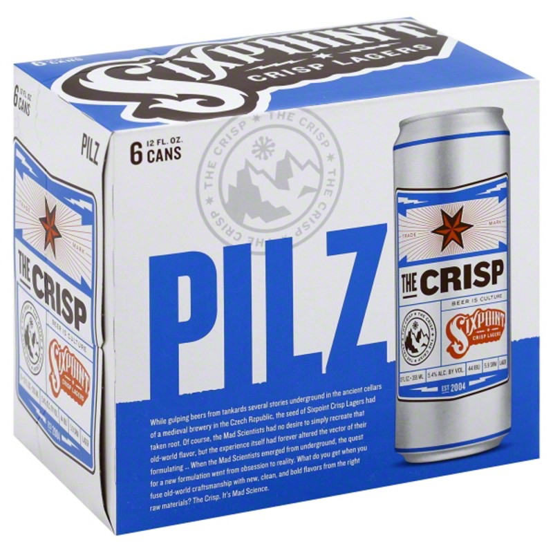 Sixpoint Brewery The Crisp Pilz Pilsner Beer