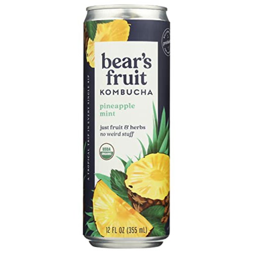 BEAR'S FRUIT KOMBUCHA PINEAPPLE MINT