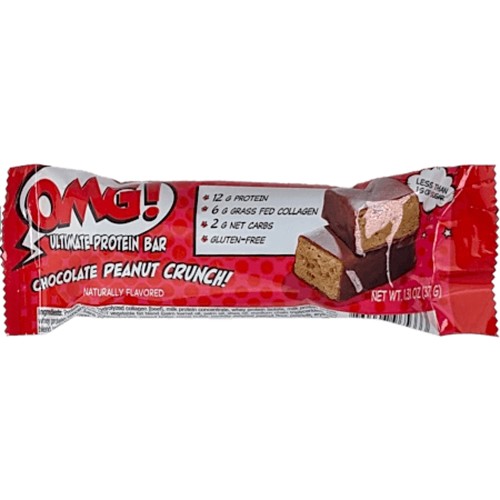 OMG Protein Bar Peanut Crunch