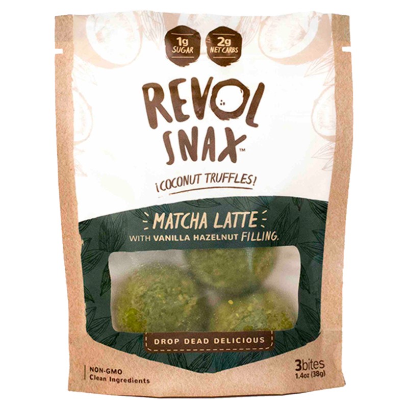 Revol Snax Bites Matcha Latte