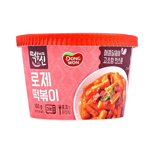 Dong Won Topokki With Rose Sauce