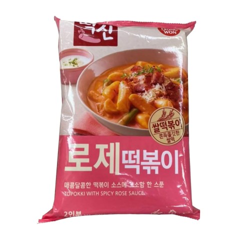 Dong Won Topokki With Spicy Rose Sauce