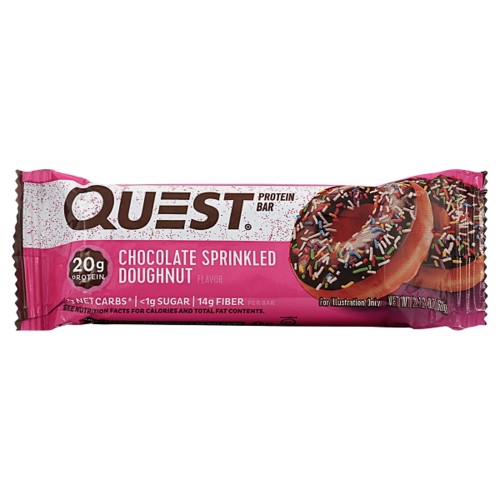 QUEST CHOCOLATE SPRINKLED DOUGHNUT