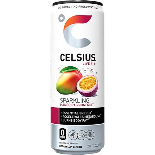 Celsius Sparkling Mango Passionfruit