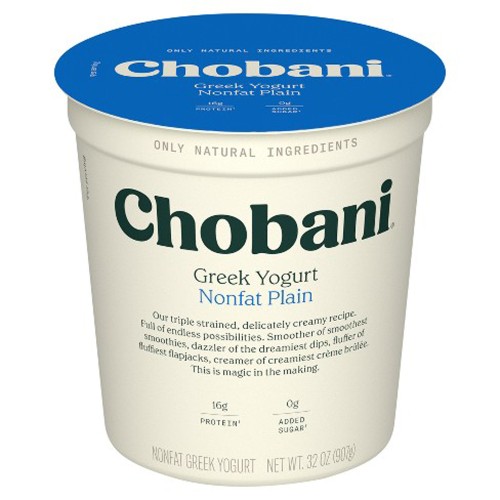 CHOBANI NON -FAT PLAIN