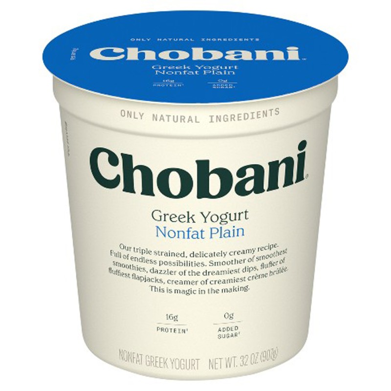 CHOBANI NON -FAT PLAIN