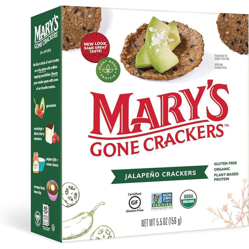 Mary's Gone Crackers Jalapeno