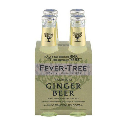 Fever-tree Premium Ginger Beer, 6.8 Fl Oz 4 Count