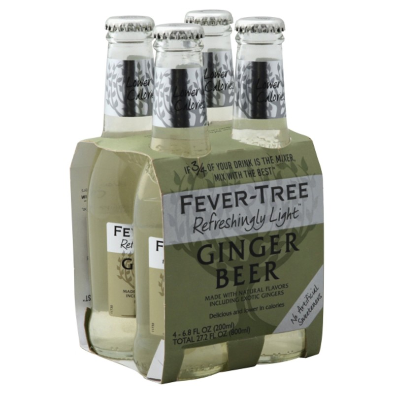 Fever-tree Naturally Light Ginger Beer, 4 Ct