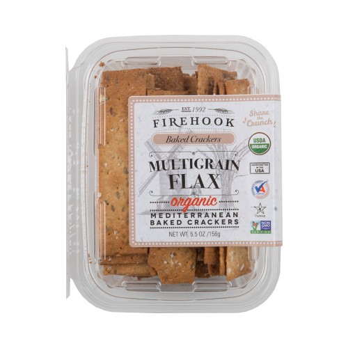 Firehook Organic Crackers Multigrain FLax