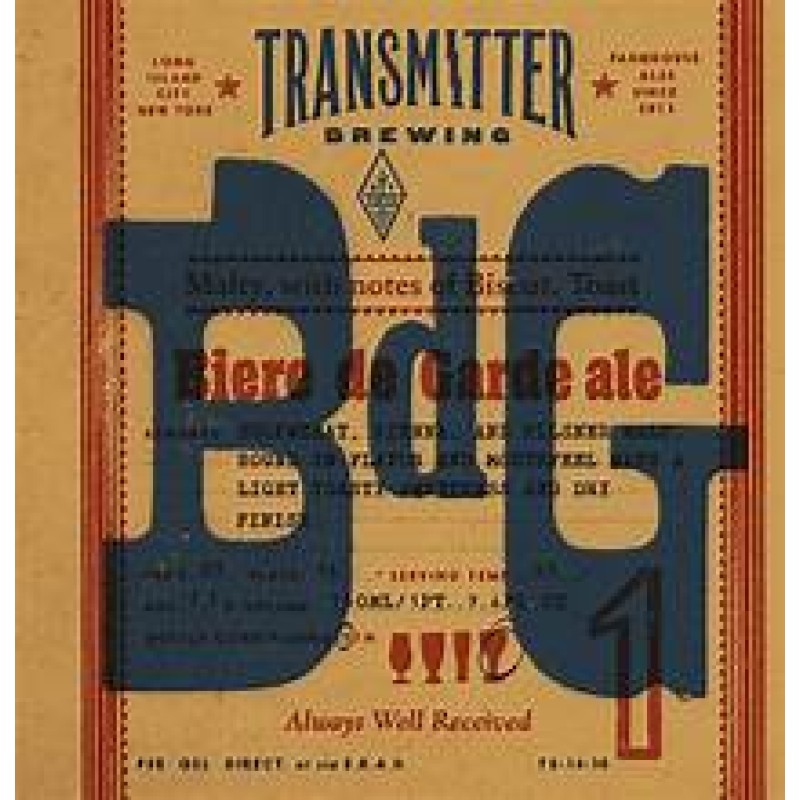 Transmitter Biere De Garde Ale BdG1