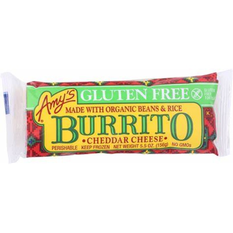 Amy's Burrito Cheddar Cheese